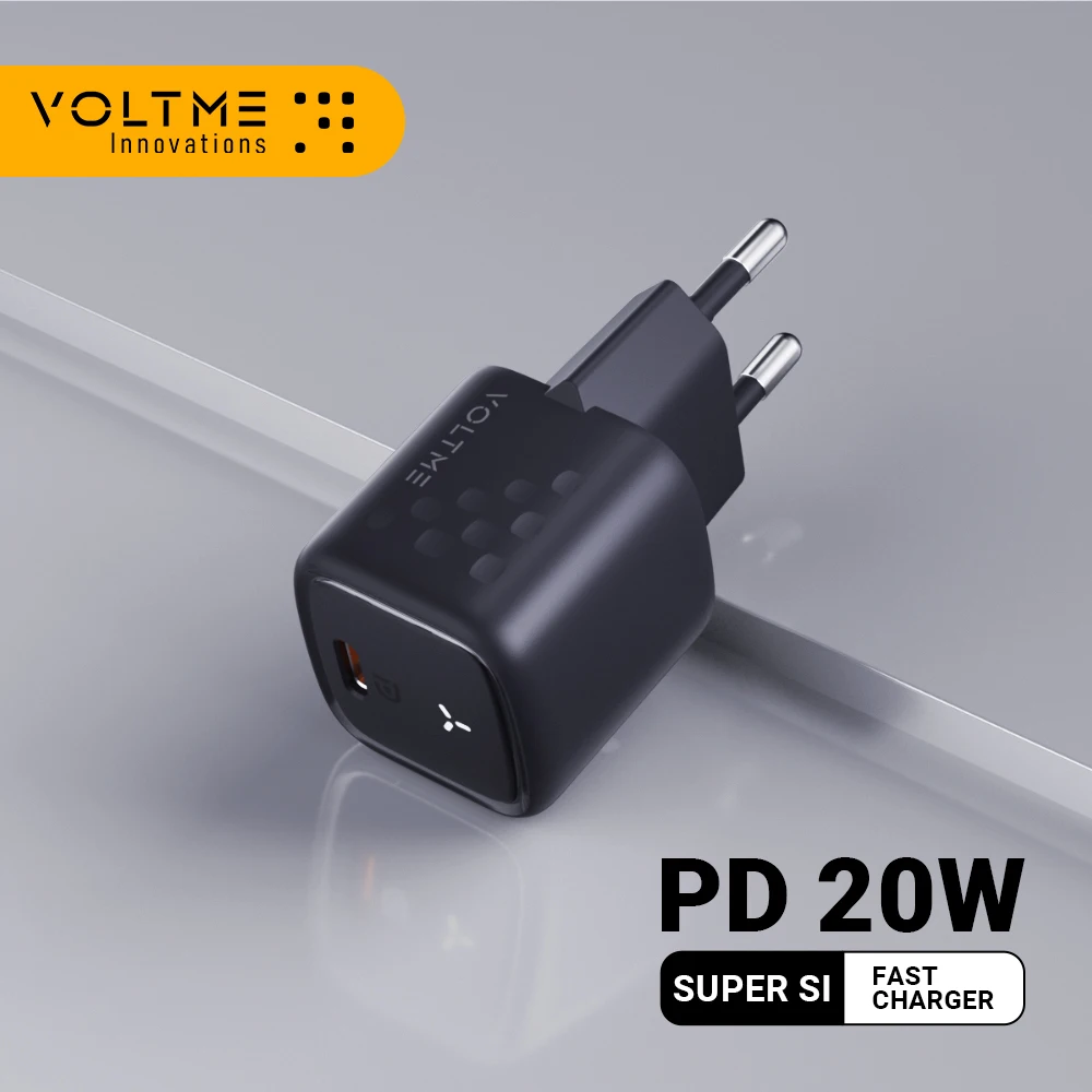 Voltme Usb C Fast Chargers 20W Supporto Per Caricabatterie Portatile Tipo C Pd Ricarica Rapida Per Iphone 13 12 Pro Max 11 Caricatore Xiaomi Per Ipad
