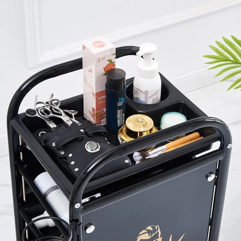 Trolley for Hairdresser Barberia Multi-purpose Organizer Professional Hairdressing Trolley To Transport Things Barber Furniture