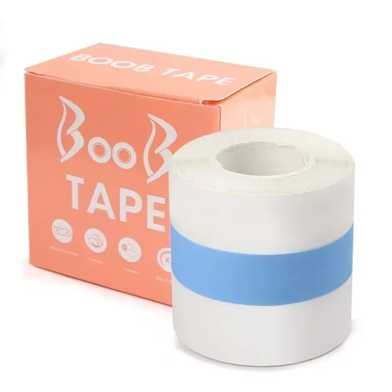 Clear Boob Tape Adhesive Breast Bra Lift Tape Push Up Sticky Body Breathable Invisible Boobytape for Women