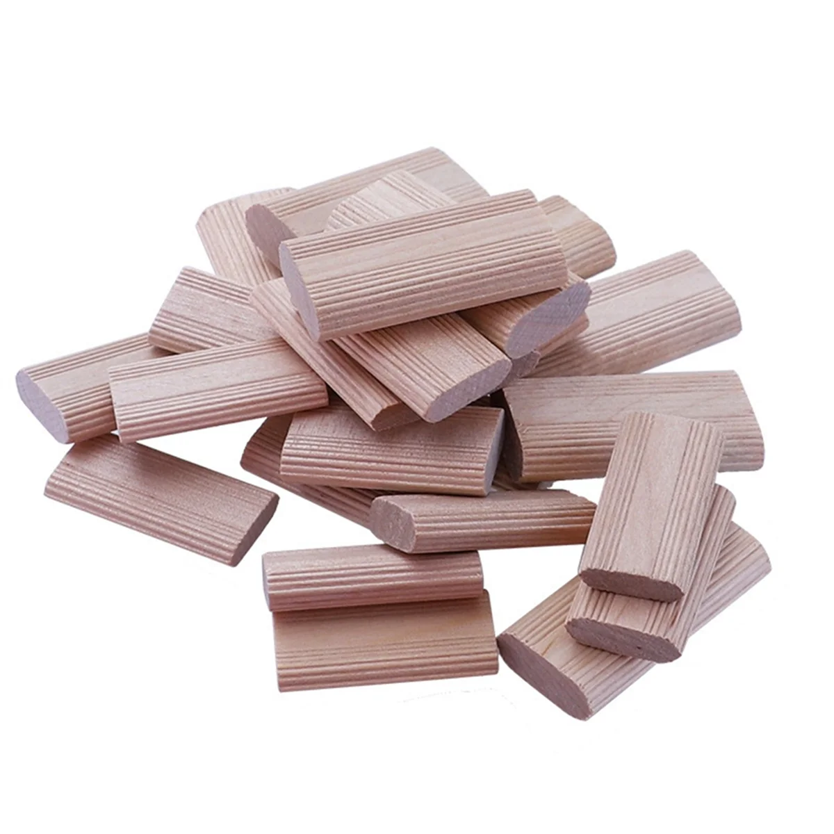 100Piecesof6mmDominoWoodenDowelConnectorsBeechWoodPlugs