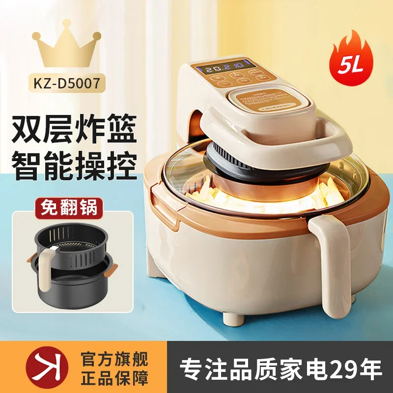 5L Smart Air fryer Home deep fryer French fries machine Visual air fryers Low fat oil free air fryer oven Automatic airfryer 6