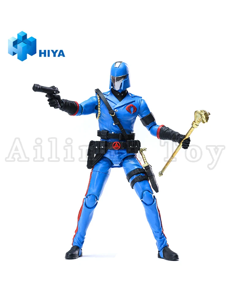 HIYA 1/18 4inch Action Figure Exquisite Mini Series Cobra Commander  Anime For Gift AliExpress