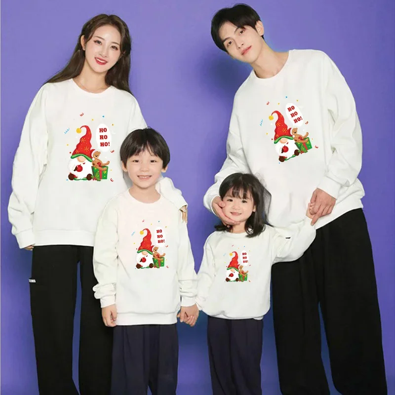 thumbnail image 5 of Sudadera con estampado navideño de familia, traje a juego, jersey para madre, padre, hija e hijo, camisa de aspecto familiar de invierno, 5 of 5