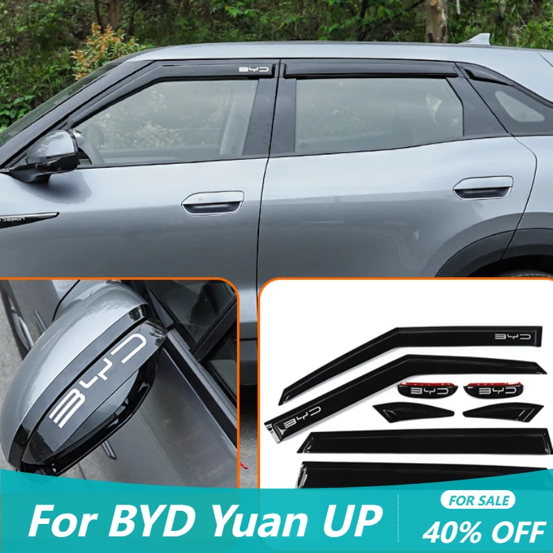 

Защита от дождя для автомобиля BYD Yuan, водонепроницаемая защита от дождя для окон и окон автомобиля, модификация, украшение для зеркала заднего вида