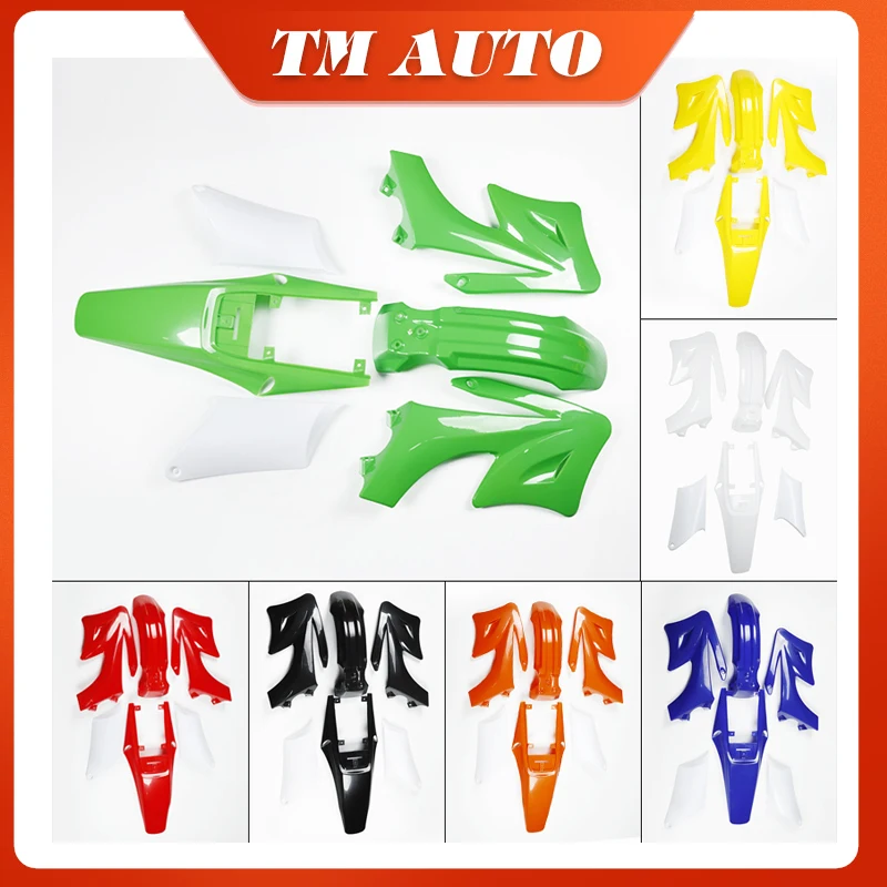 

Plastic Fairing Kits For Motocross Bikes Body Kits Plastic Fenders License Plate Covers For TTR110 TTR125 Pit Dirt Bike