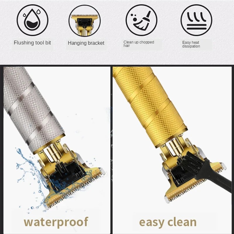 T9 Hair Clipper Man Shaver Trimmer For Men Rechargeable USB Electric Hair Cutting Machine New Barber Professional Beard Trimmer