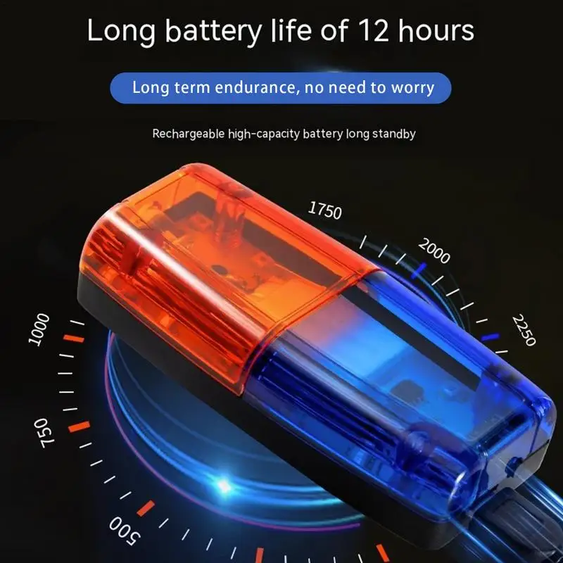 Red Blue LED Shoulder Warning Light Shoulder Clip Light Sanitation Worker Safety Patrol Alarm Flash Signal Strobe Lamp led warning light