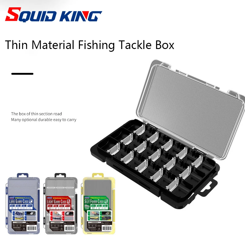 

Fishing Box 18MM Fishing Accessories Lure Hook Boxes Storage Double Sided High Strength Fishing Tackle Box Fishing Box 18MM Fis