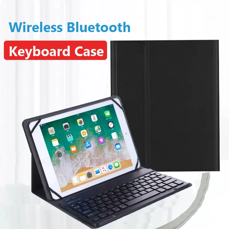 Per Blackview Tab 70 Wifi 7 Pro 8 4G 9 Custodia 10.1 "Custodia Per Tastiera Tablet Tastiera Folio Stand Cover 10 Pollici Ultrasottile E Leggera