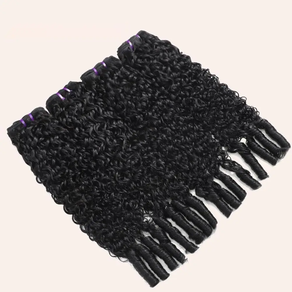 12A Burmese Curly Human Hair Bundles Virgin Hair Burmese Vietnamese Raw Human Hair Extensions 3C4A Spiral Curly Bundles 1/3/4 Pc 2