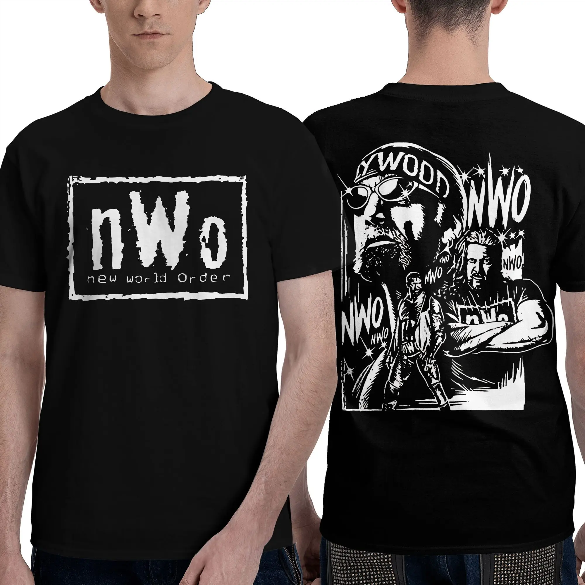 Stylish Novelty Heels Graphic Crewneck Cotton T-Shirt, Unisex Short Sleeve, Double-Sided Print