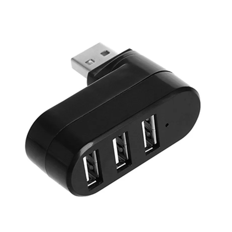 3 포트 멀티 2.0 USB 허브 미니 USB 허브 PC 컴퓨터 액세서리 용 노트북 노트북 용 고속 회전 분배기 어댑터