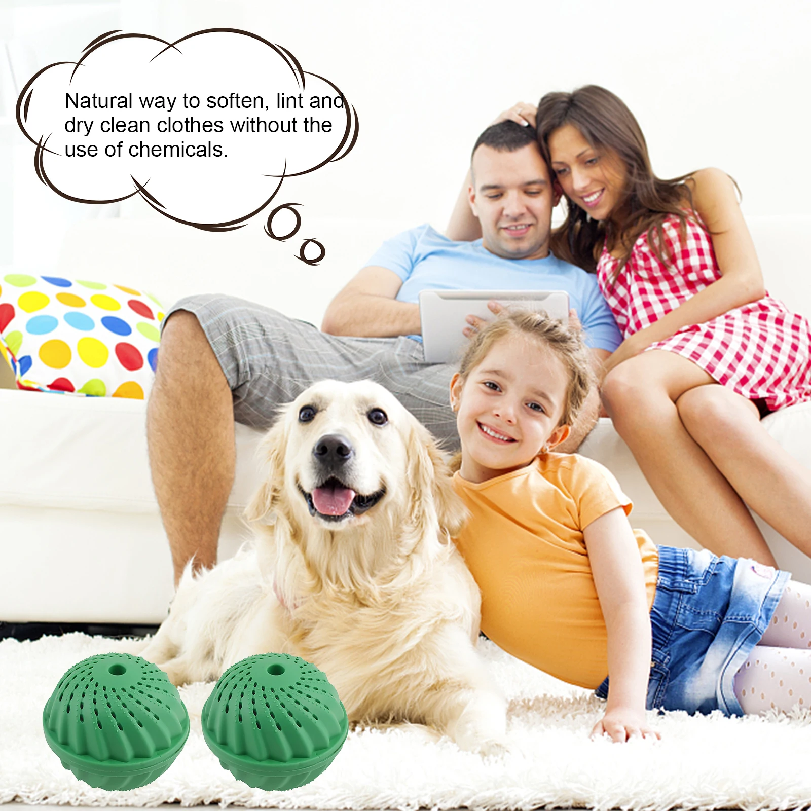 1-5PCS Eco-Friendly Wash Ball Reusable Washing Machine Non-Chemical Detergent Laundry Ball Household for Washing Machine laundry ball