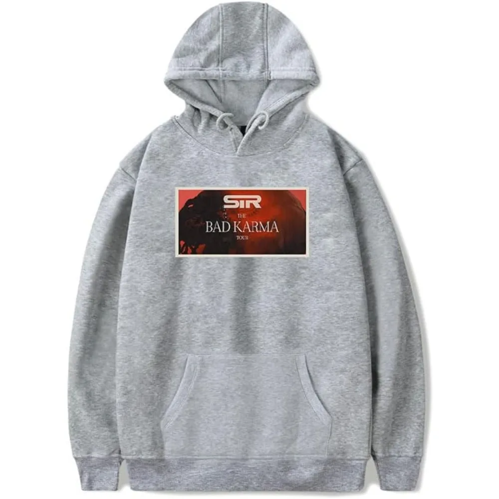 thumbnail image 1 of Sudadera con capucha SiR The Bad Karma Tour 2024 para hombre y mujer, unisex, de manga larga, para invierno, ropa de calle con capucha, 1 of 5