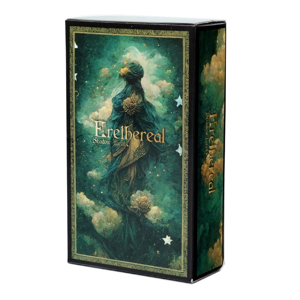 Erethereal Shadow Work Tarot Card Deck Victorian Gothic Witch's 78 pcs Card for beginners and seasoned readers alike pocket Size