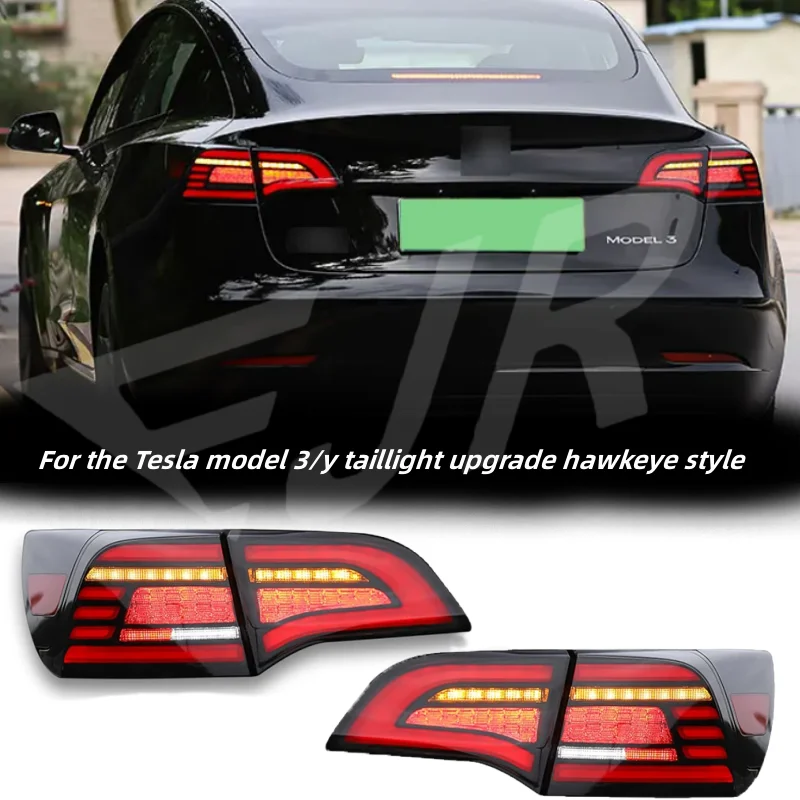 

Taillights Assembly For Tesla MODEL3 Modified Special Model Y Scan Streaming LED Eagle Eye Tail rear Lights