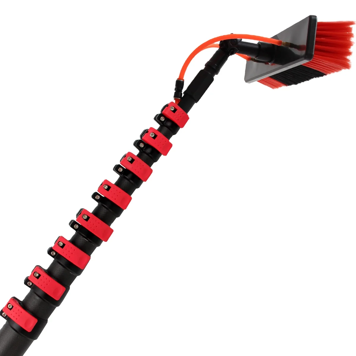 

Extenclean carbon fiber water fed pole brushes 60FT window cleaning tools