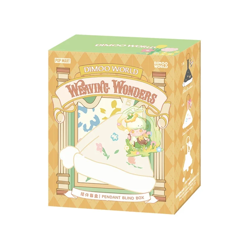 thumbnail image 1 of POPMART DIMOO WEAVING WONDERS Series Llavero de peluche Caja sorpresa Juguetes Caja misteriosa Figura de acción misteriosa Modelo sorpresa Regalo, 1 of 5