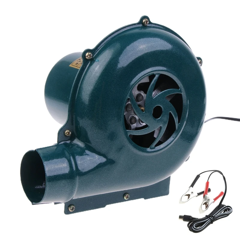 BBQ Air Blower DC12V Portable 2800r/min Electric BBQ Fan Outdoor Cooking Camping Hiking Tools Accessories source factory low price new product 2020 dc12v 220v portable car cooling freezer camping freezer 6 15l fridge refrigerator