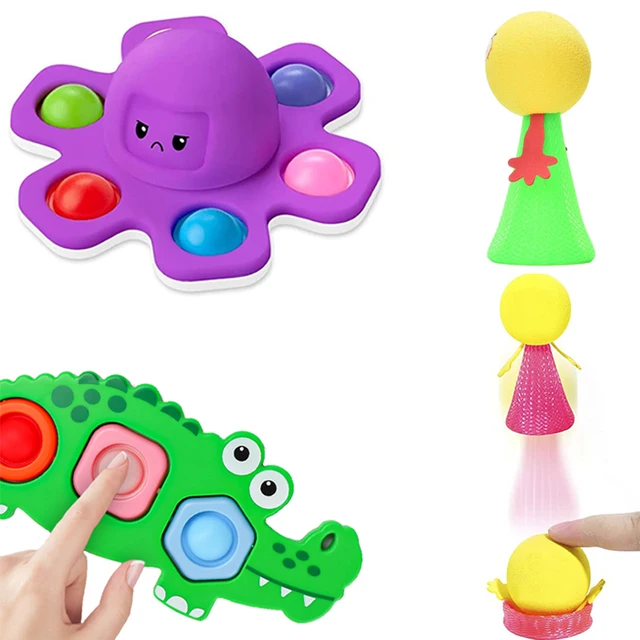 5Pcs Fidget Toys Pack Set For Girls Boys Cool Gadgets Autism Sensory Stress Relief For Kids Fidgetspeelgoed Antiestres Niño 5