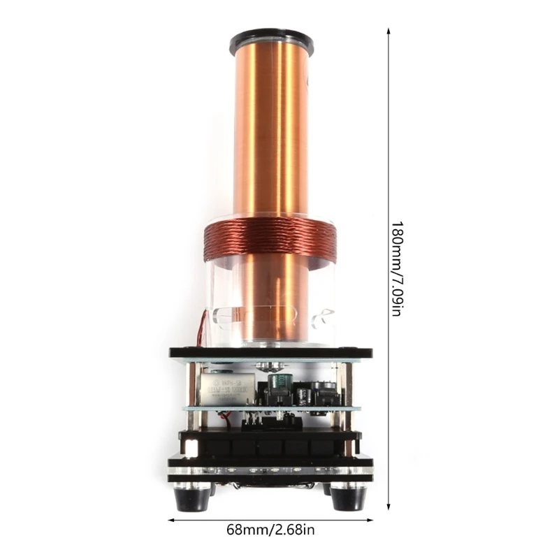 SolidStates Music Coil Artificial Lighting Desktop Toy For Adult Electric PowerWireless Transmission Model