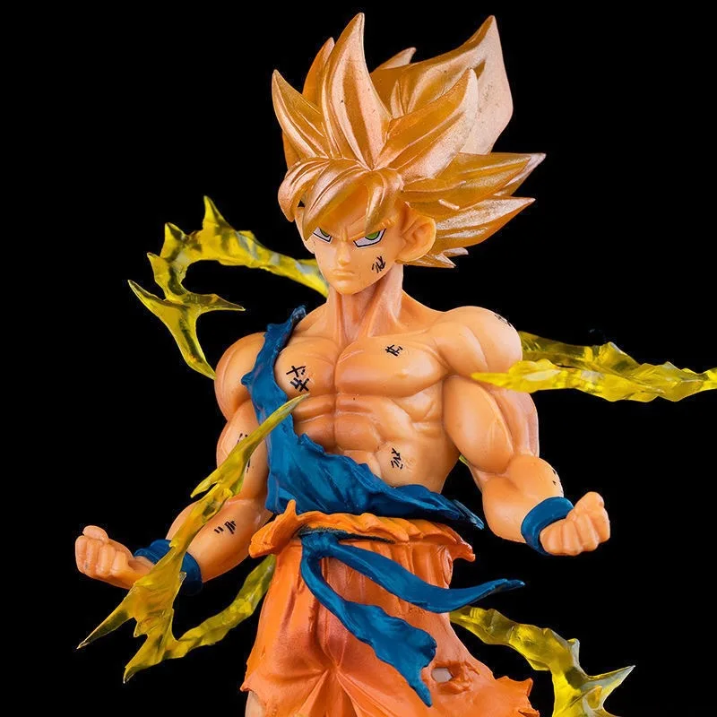 Dragon Ball Son Goku Super Saiyan Figura Anime, DBZ Action Figure, modelo  colecionável, estatuetas para crianças, 16cm - AliExpress