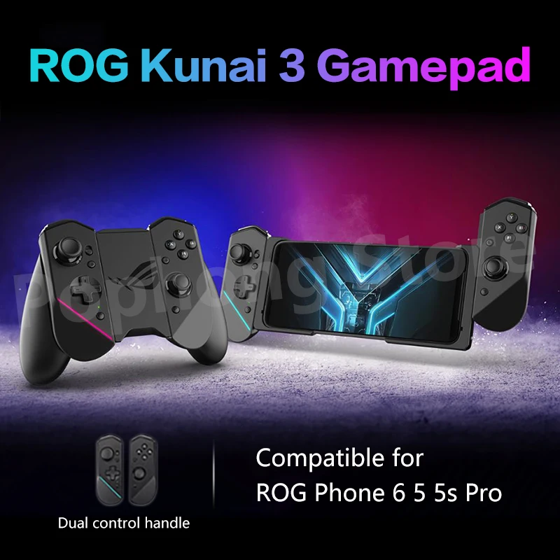 スマートフォン/携帯電話 その他 ROG Kunai 3 Gamepad for ROG Phone 6 5 5s 5s PRO Accessory Gamepad 3 Game  Dual Controller 2.4Ghz USB Bluetooth Receiver - AliExpress