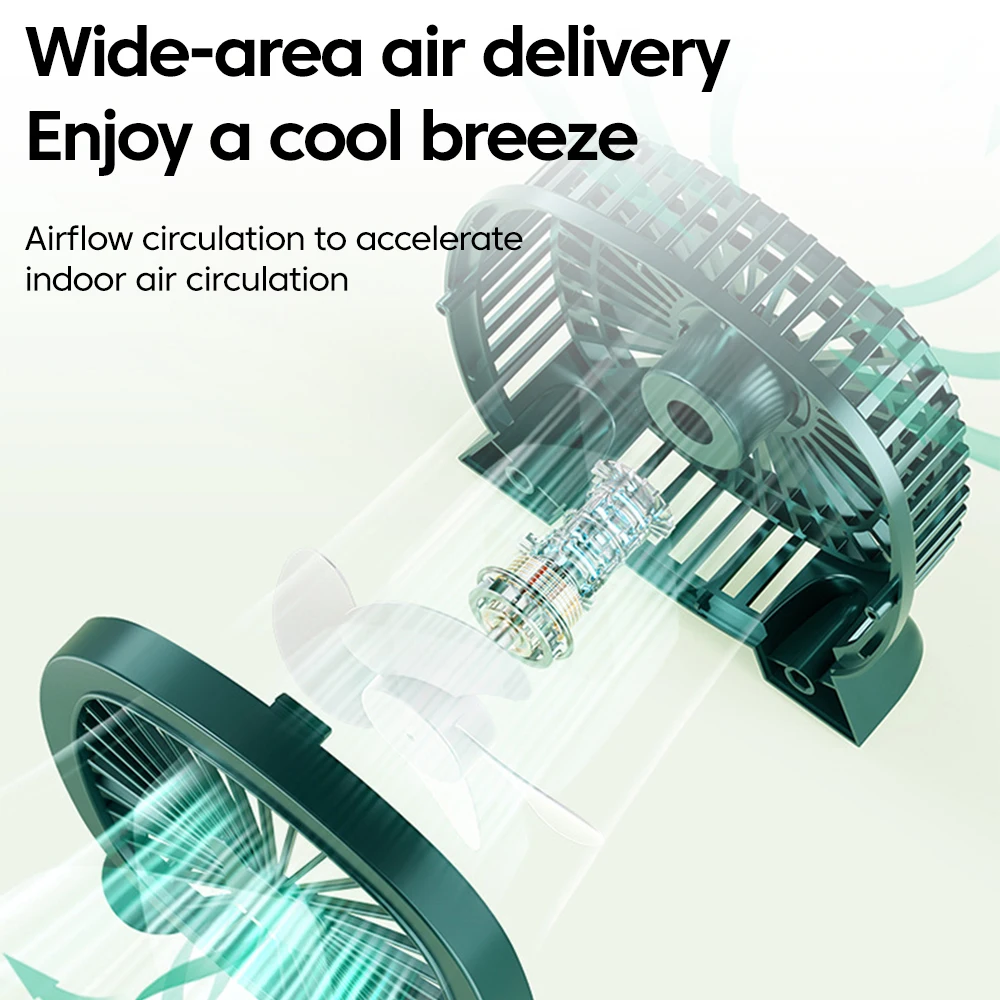 Portable USB-Powered Mini Desk Fan for Home, Office, and Travel