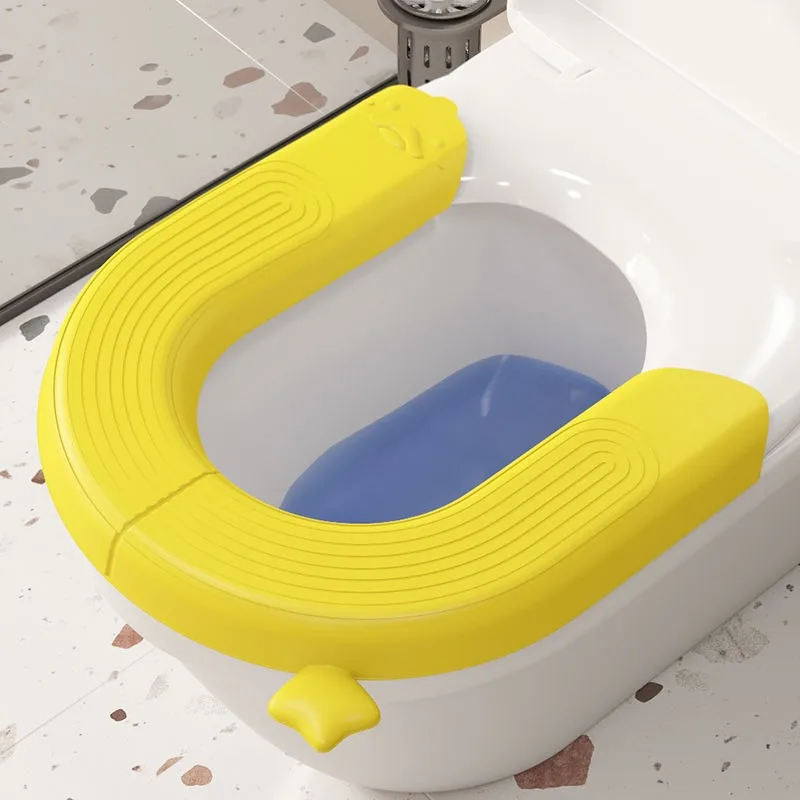 EVA Waterproof Toilet Seat Cover Thickened Four Seasons Universal Toilet Seat Cushion Paste Type Cushion Accessories