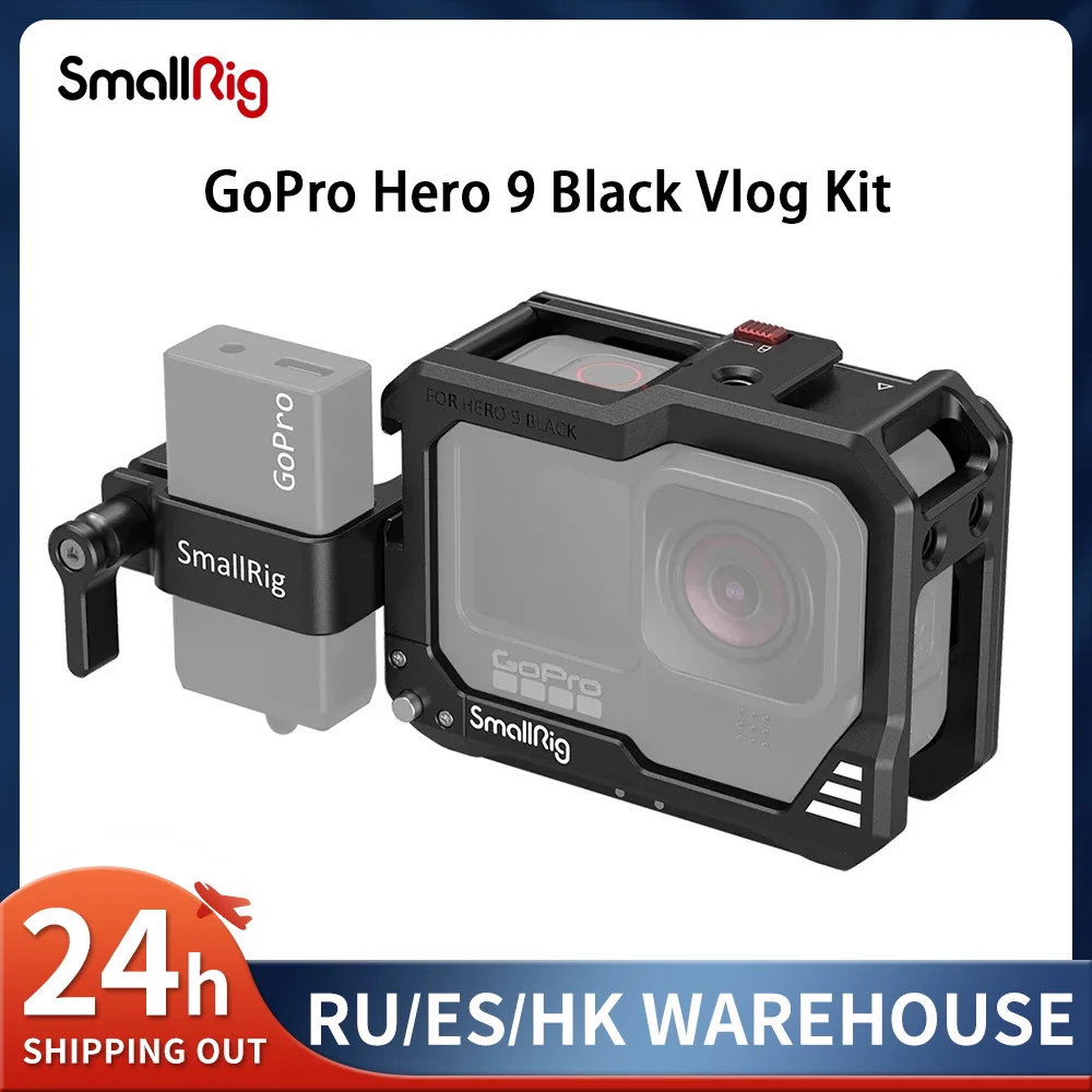 SmallRig GoPro héroe 9 negro Vlog Kit Compatible con adaptadores para ...
