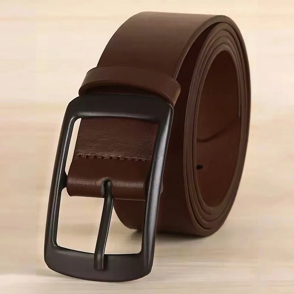 Timeless PU Leather Prong Buckle Men's Dress Belt