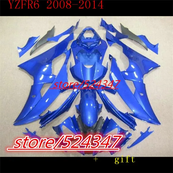 Hey-Blue Black Carenatura Per R6 Yzf-R6 08-09 Yzf R6 08 14 Yzf 600 R6 2008 2014 Carena Per Yamaha