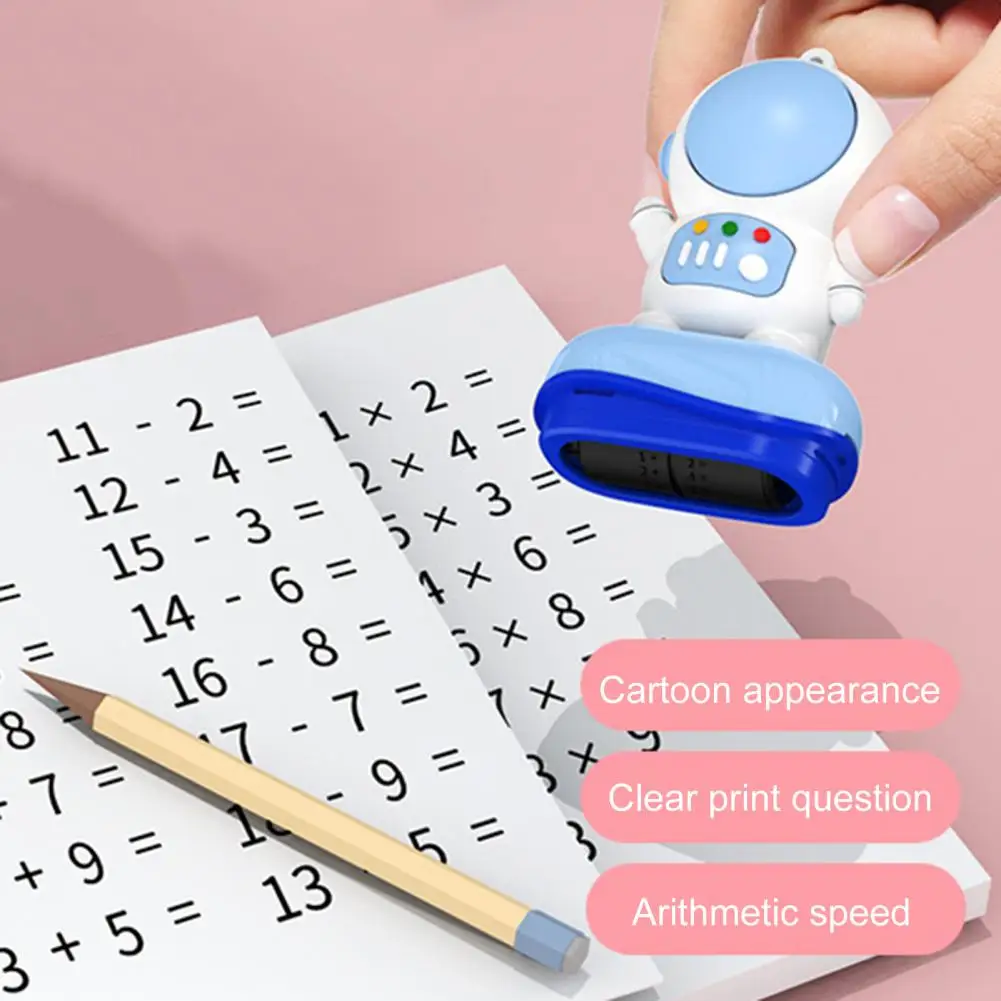 

Digital Teaching Stamp Within 100 Astronaut Addition Subtraction Division Mathematics Exercise Math Arithmetic Rolling Seal