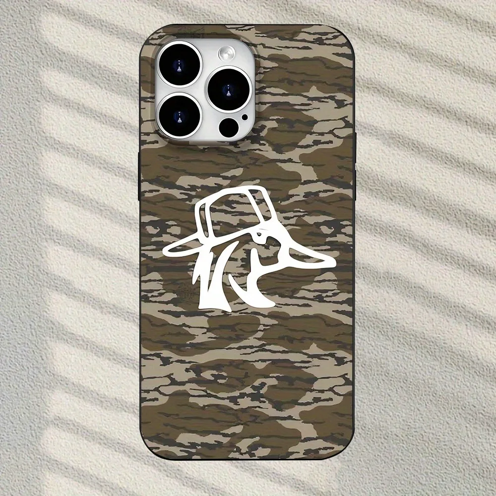 camouflage duck cartoon interesting personality pattern, large hole TPU IPhone16 15 14 13 12 11