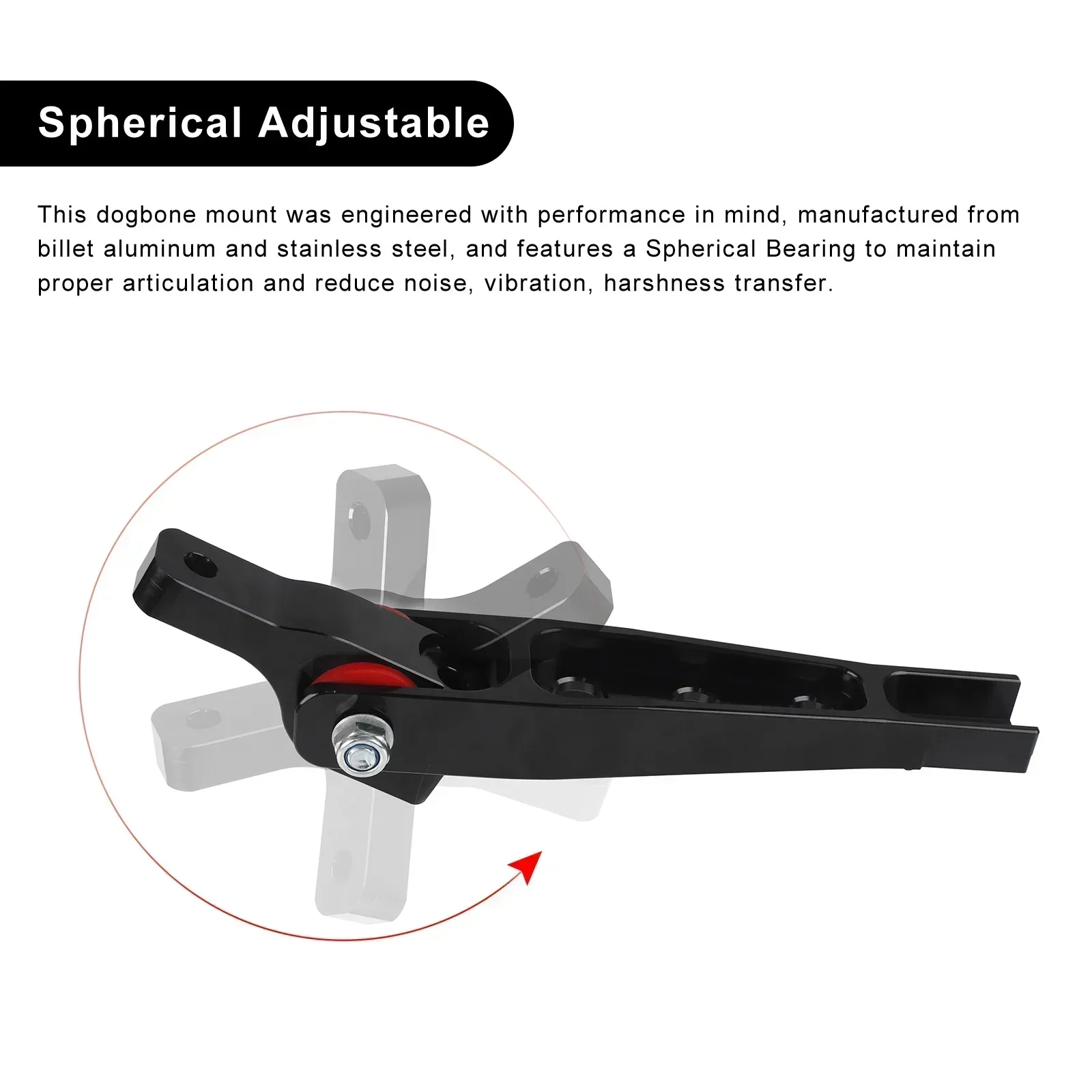 Soporte De Motor Antivuelco DOGBONE Reforzado Para Audi A3 S3 8V / TT TTs 8S / Golf 7 GTI R Leon 5f 18 20 Tsi Ea888 Gen3 Mqb
