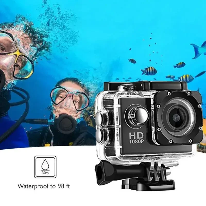 1080P Underwater Waterproof Multifunctional Sports Camera For Outdoor Riding Locomotive Diving