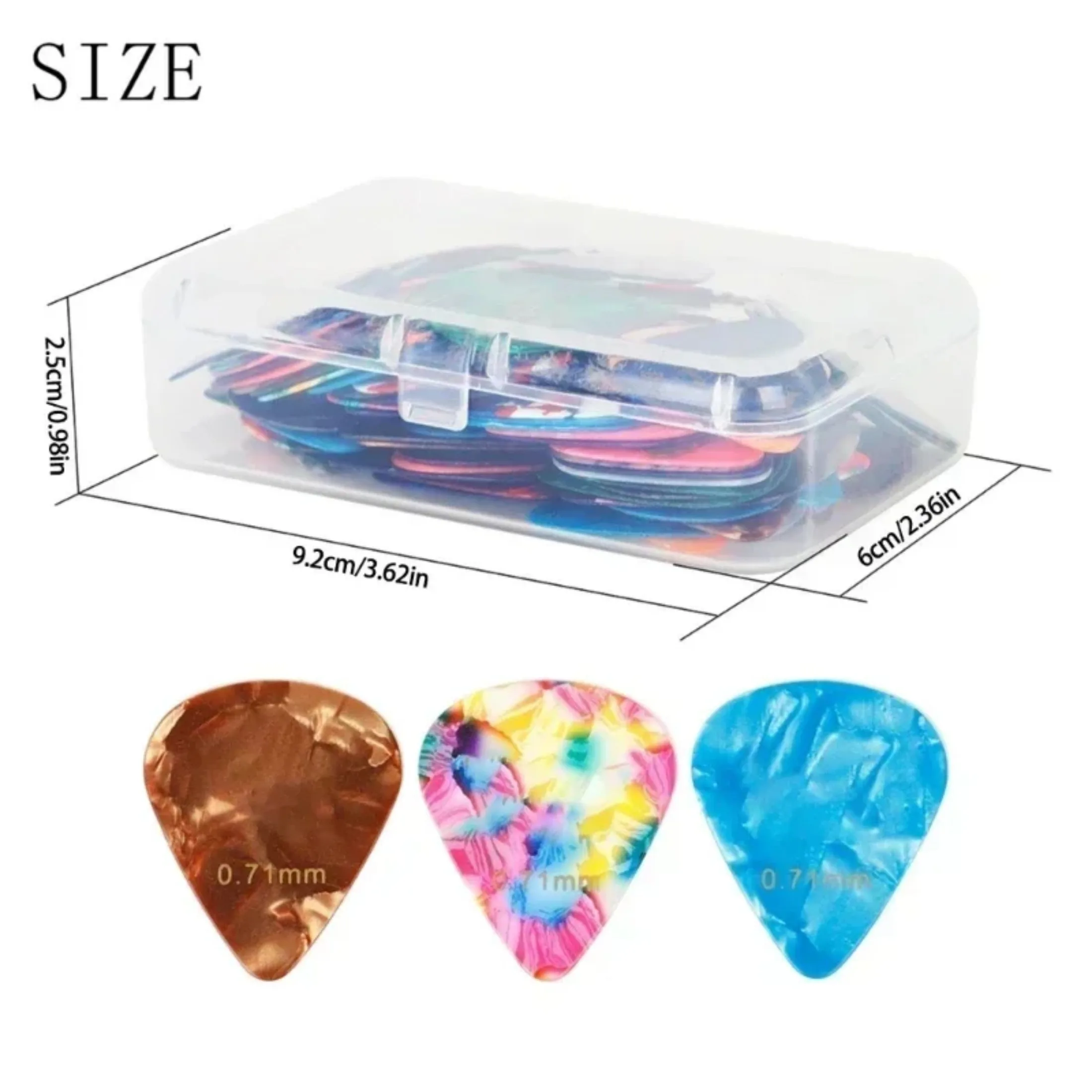 1/10pcs Acoustic Guitar Picks Plectrums Thumb Picks Plastic Electric Part Guitar Pick Pick Bass