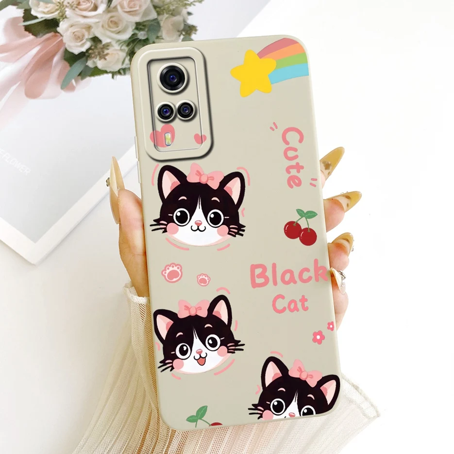 Cool Cat Cartoon Soft TPU Phone Case Cover