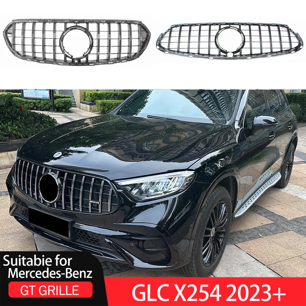 

2023 New GLC class X254 GT Grille For Mercedes GLC Class Sport Model X254 GLC300 GLC260 GLC Grille X254 Panamerica Grid 2023+