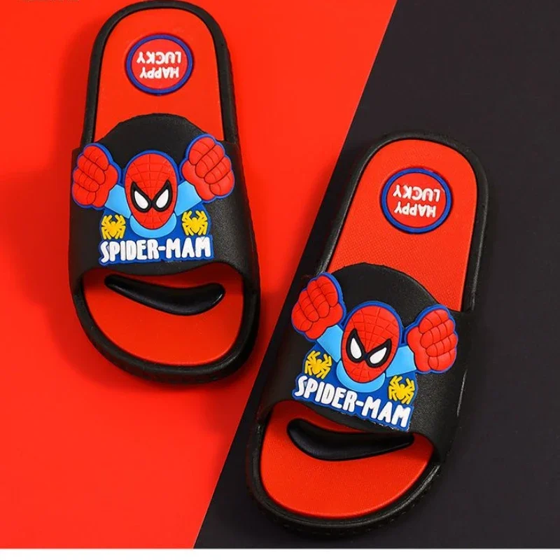 Kids slippers Kids sandals Disney Children's Spiderman Boys Summer Home Shoes Boys Sandals Waterproof Anti-slip Kids Garden Shoes