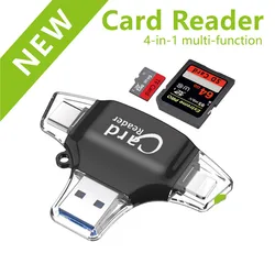 Mini Card reader OTG Usb Flash card reader For Iphone Ipad Tablet phone lightning Type C Adapter