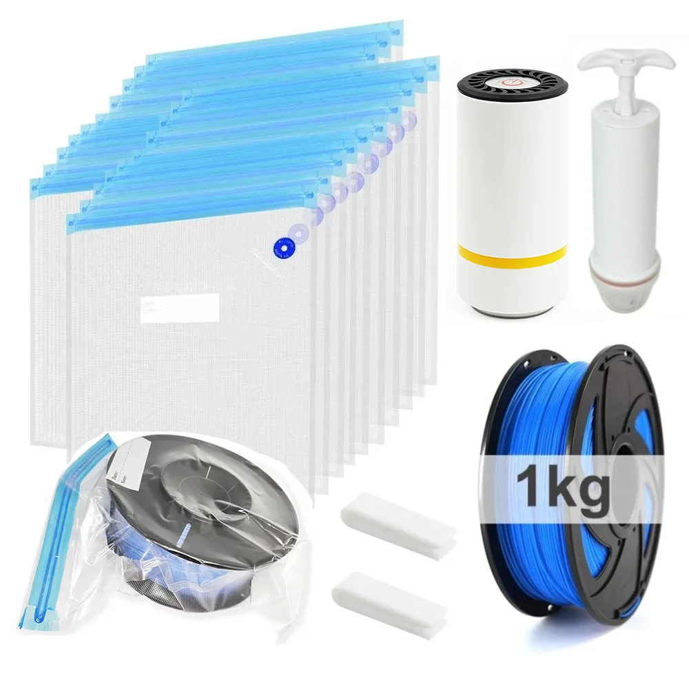 USB Rechargeable Electric Air Pump For 3D Printer Filament Vacuum Bag One-key Quick Pumping Storage Bag Automatic Compressed