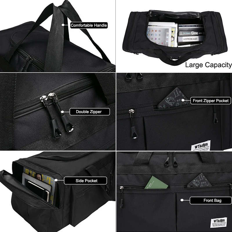 Large Capacity Outdoor Sports Handbag, Men Gym Fitness Bags, Travel Crossbody Duffle, Casual Luggage Storage, Shoulder Bag 6