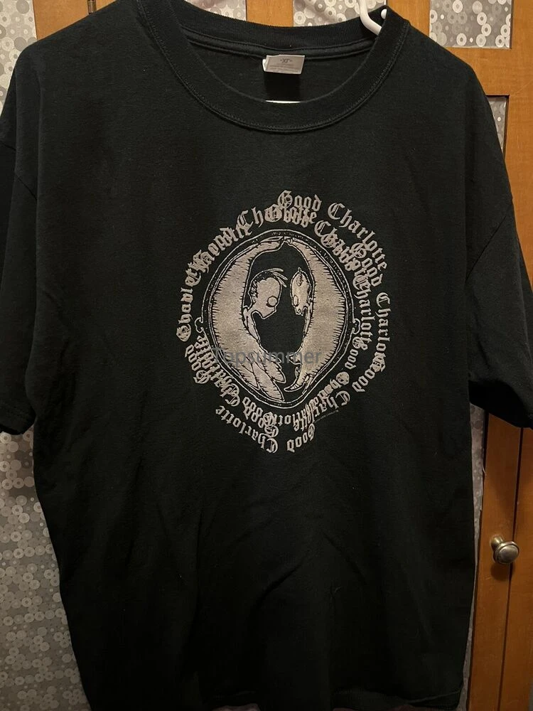 

Vintage Y2K 2005 Black Good Charlotte Band T-Shirt Size Xl Anvil