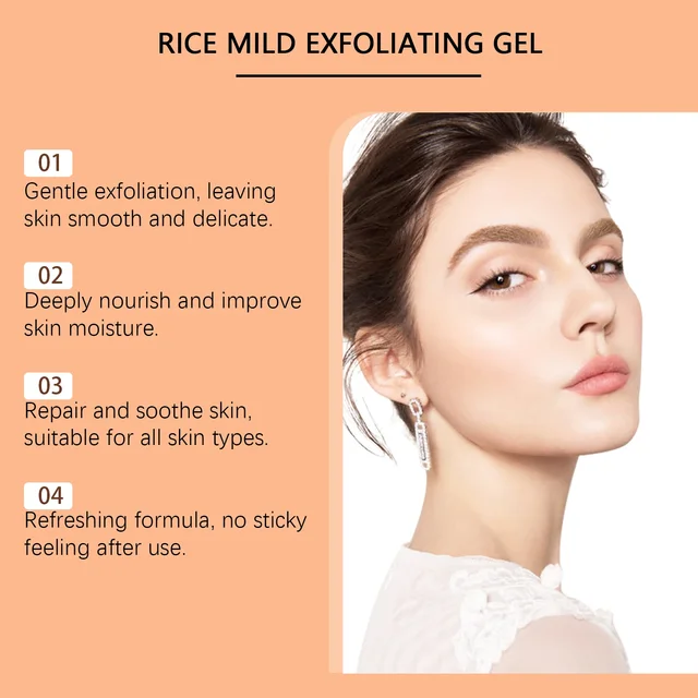Rice grain frosted cleansing oil control purifies pores, brightens and moisturizes the face, and exfoliates the skin 2