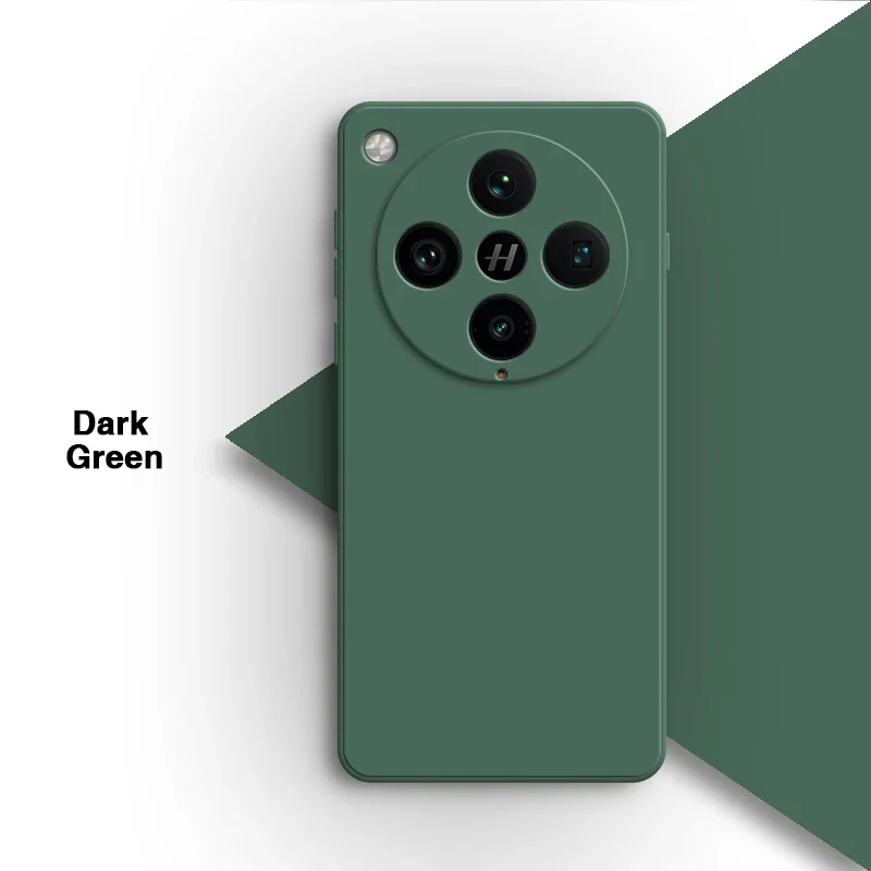 Elegant Liquid Silicone Square Phone Case - Fashionable Soft Back Cover in Classic Design