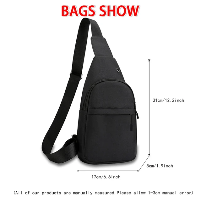 Bolso de pecho para hombre, bolsa cruzada impermeable, multifunción,  antirrobo, de viaje, de hombro, con carga USB, 2023 - AliExpress