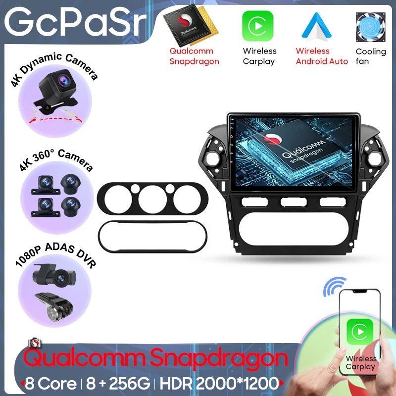 

Car Radio Android 13 For Ford Mondeo 4 2010 - 2014 Navigation GPS Android Auto Stereo Head Unit 5G BT Wifi No 2din DVD