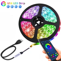 LED Strip Light Color USB RGB Tpae Bluetooth LED Strip Bedroom Decoration 5050 5m 10m 15m 20m 30m TV LED Backlight For Christmas 1