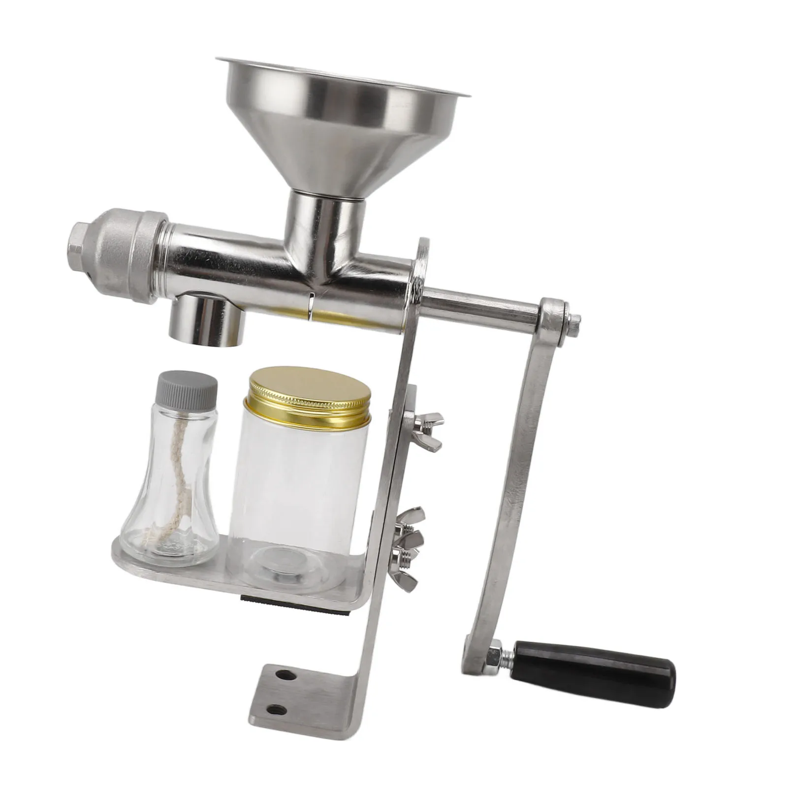 Oil Press Machine Easy Operation Stainless Steel Easy To Clean Efficient Oil Extractor Machine Hot Cold Press Manual for Seeds 3